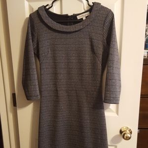 Shabby Apple fitted gray dress
